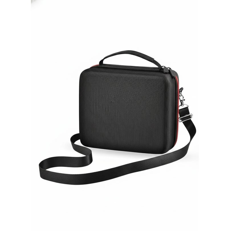 Hard Carrying Case for Canon Selphy CP1500 / CP1300 / CP1200 Photo Printer | Protective Travel Bag with Shoulder Strap, Storage for Ink & Paper (Black – Bag Only) - Image 1