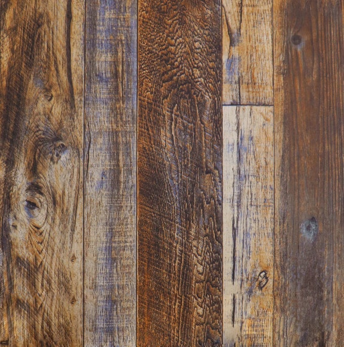 FAUX WOOD WALLPAPER PEEL AND STICK SELFADHESIVE VINYL DECORATIVE WALLPAPER REMOVABLE 175 X 196 INCHES BROWN