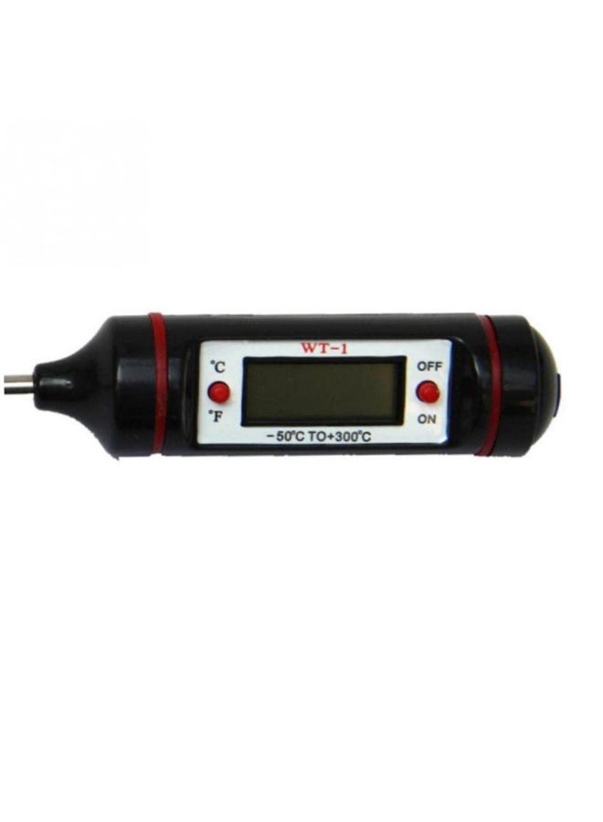 Food and beverage cooking thermometer, black/silver - Image 3