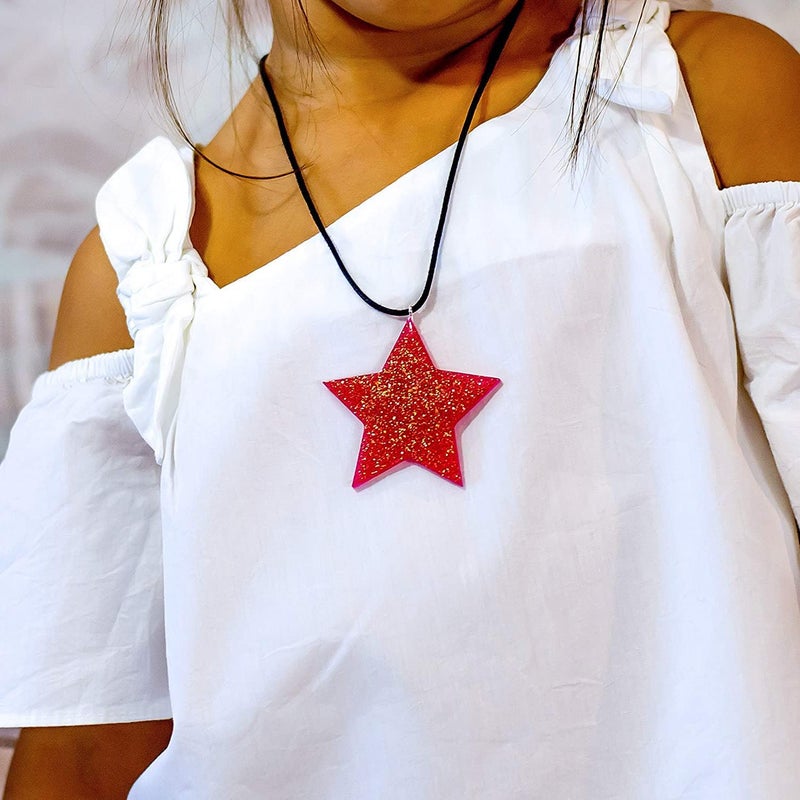 SNOOGG® Pack of 2 Silicone Moulds in Star Shape Each 4 Cavity for Epoxy Resin Art, DIY, Casting,Making Coaster, Home Decoration, Cup Mat and More .. - Image 4