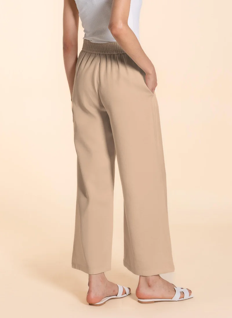 SHAPES WIDE LEG TROUSERS