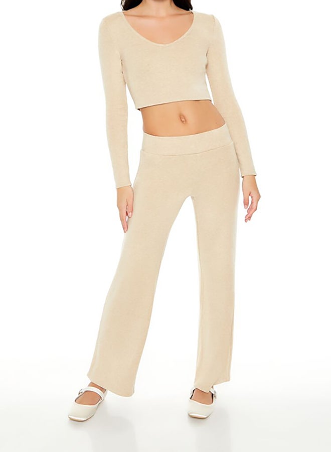 FOREVER 21 V-Neck Long-Sleeve Crop Top - Image 4