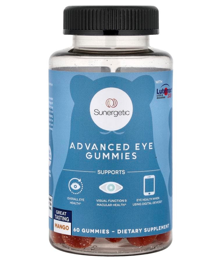 Sunergetic Advanced Eye Gummies Mango 60 Gummies