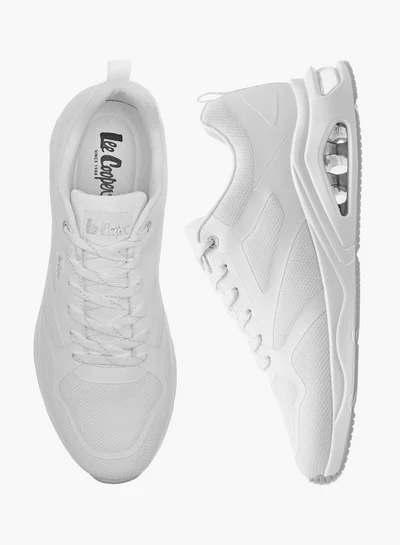 Lee Cooper Men's Panelled Sneakers with Lace-Up Closure