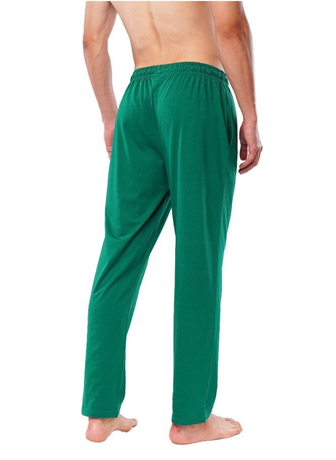 MENDEEZ - Mendeez Men’s Soft Jersey Green Pajama Pants – Perfect Sleepwear for Men - Image 1