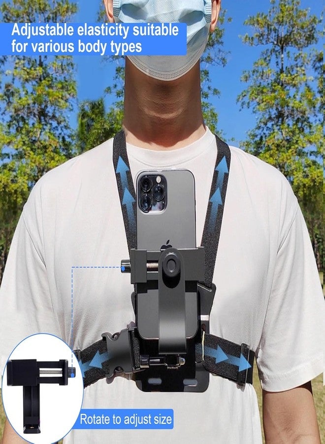 SHOPEE Phone Chest Mount Harness Chesty Vest Mount Strap for Action Camera Compatible with iPhone 16, Samsung, Xiaomi, Go Pro Hero,Max,Go Pro Hero 7,6, 5,4, Session,3+,3,Hero/Insta 360 - Image 3
