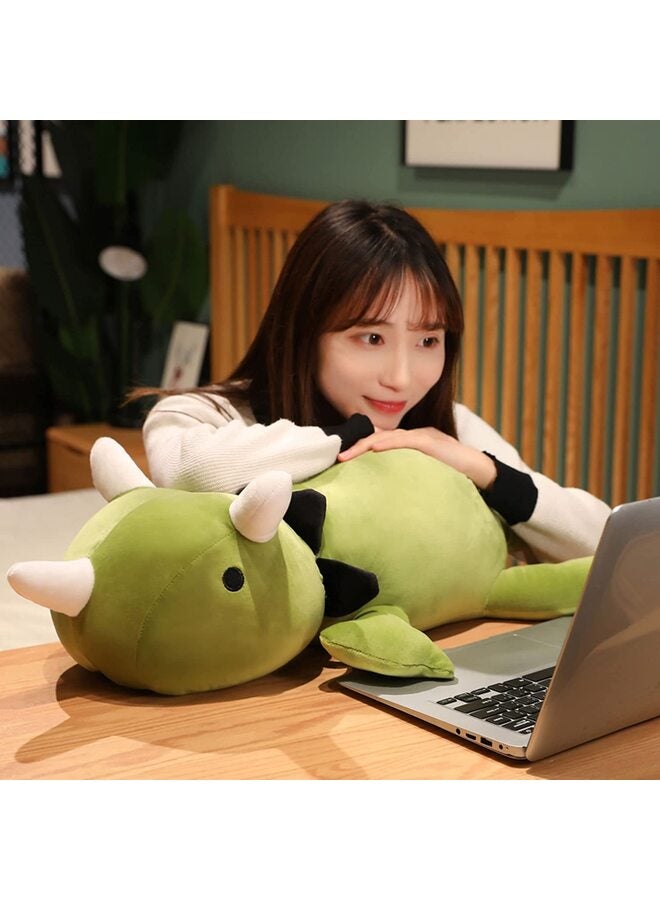 Weighted Dinosaur Plush, Anxiety Weighted Stuffed Animals, Weighted Dinosaur Plushie Weighted Dino Throw Pillows for Kids Adults Pink 13.8 Inch, 1.6 lbs - Image 4