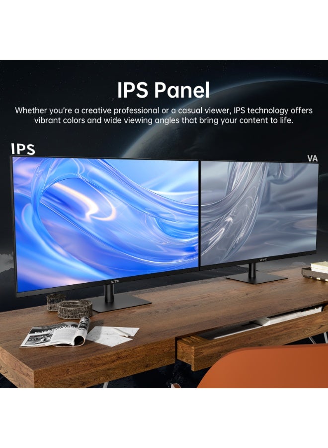 KTC 32 Inch 2K 100Hz Computer Monitor, IPS QHD 2560 x 1440p Monitor with Ultra-Thin Bezels, HDR10, Freesync/G-sync, HDMI/DP Ports, Tilt Adjustable, Eyecare, Ideal for Office and Casual Gaming - Image 3