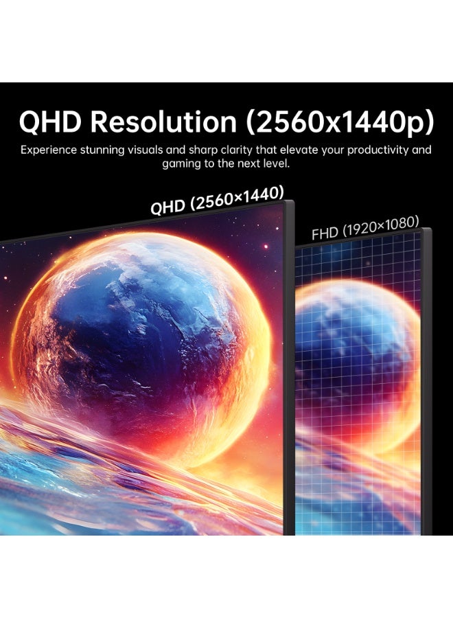 KTC 32 Inch 2K 100Hz Computer Monitor, IPS QHD 2560 x 1440p Monitor with Ultra-Thin Bezels, HDR10, Freesync/G-sync, HDMI/DP Ports, Tilt Adjustable, Eyecare, Ideal for Office and Casual Gaming - Image 5