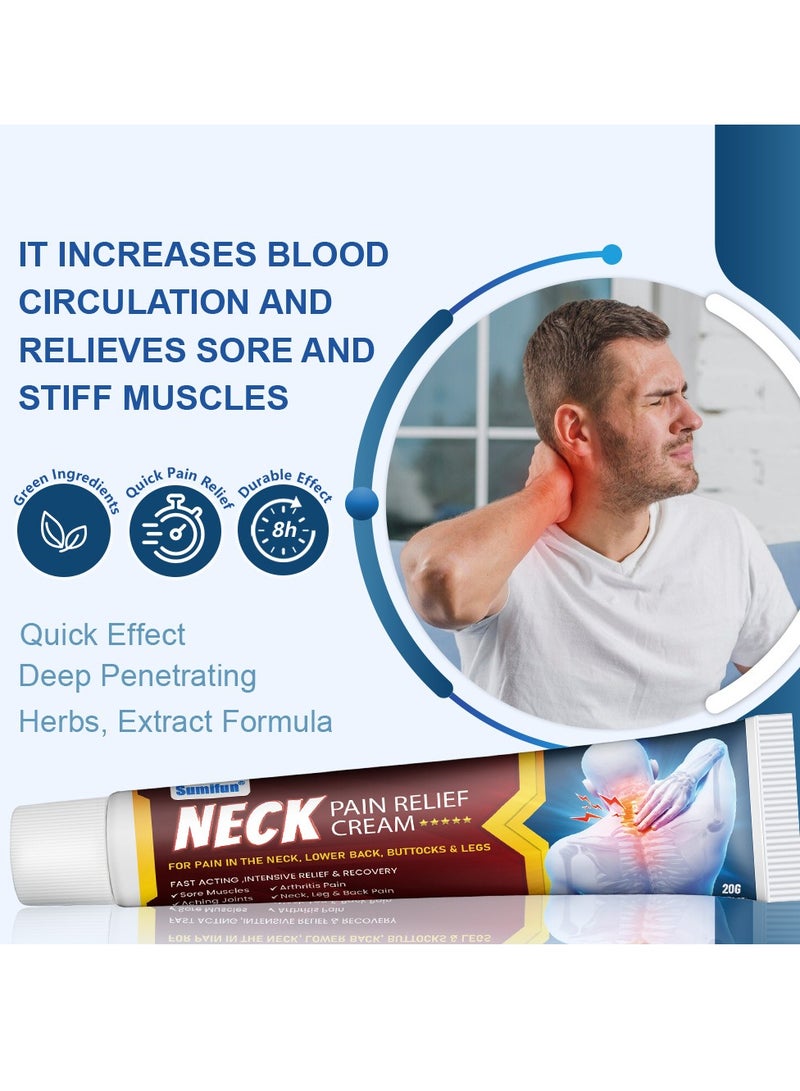 سوميفون كريم آلام الرقبة لعلاج آلام الرقبة وأسفل الظهر والأرداف والساقين - Image 2