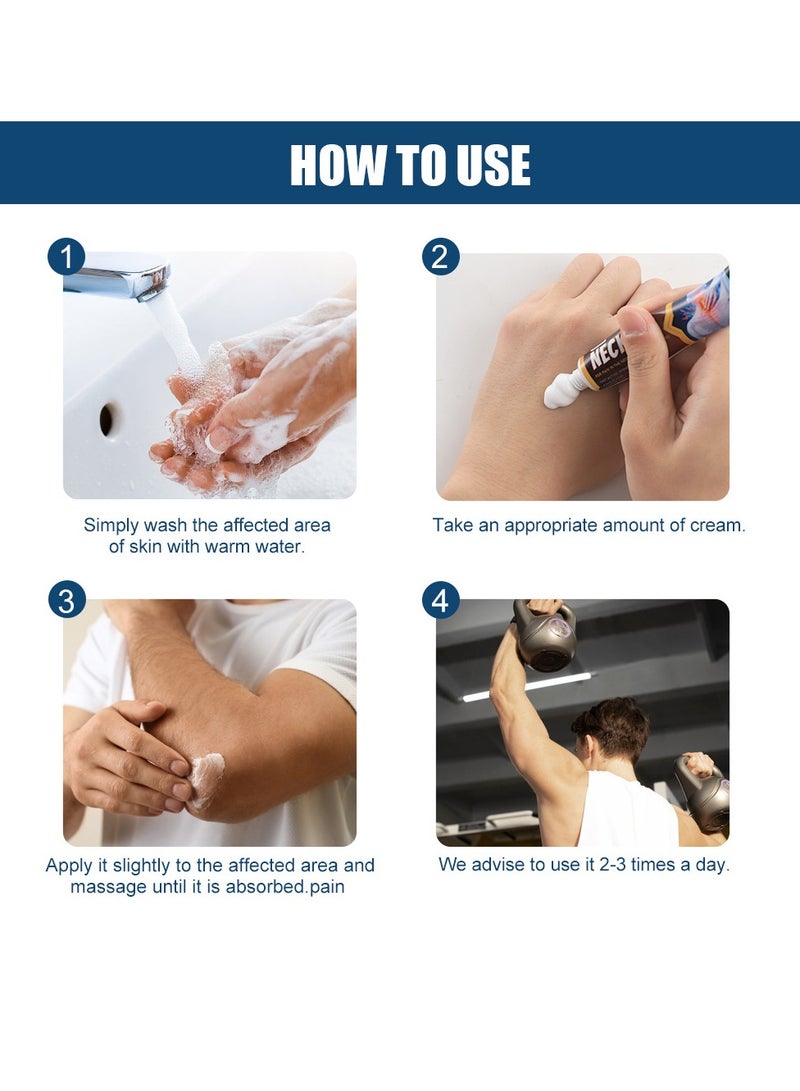 سوميفون كريم آلام الرقبة لعلاج آلام الرقبة وأسفل الظهر والأرداف والساقين - Image 5