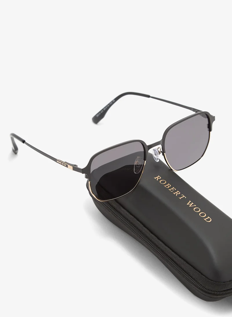 Robert Wood  Polarized Lens Square Aviator Sunglasses for Men | Best Price UAE