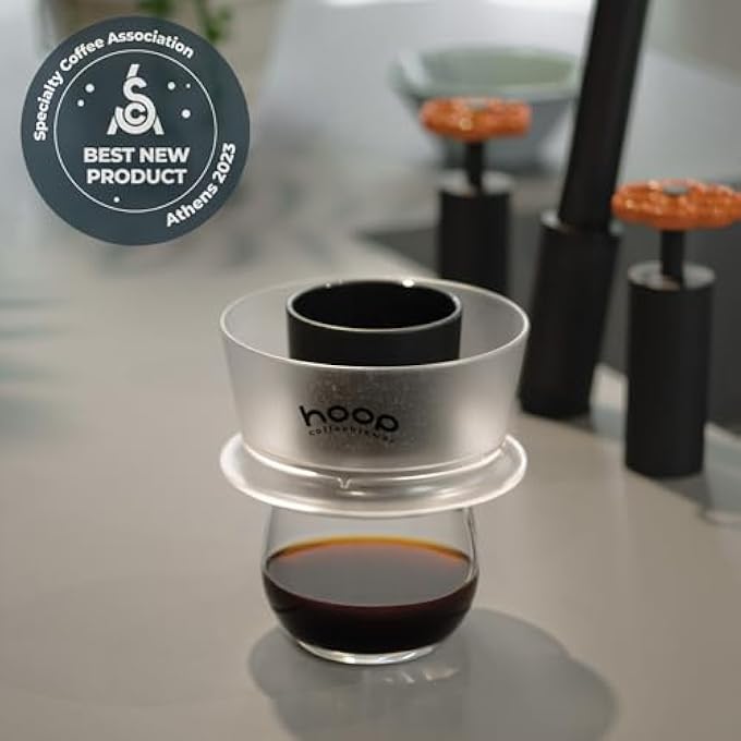 Ceado Hoop Filter Coffee Maker AwardWinning Radial Infusion Brewer For Effortless FullBodied Extraction With NoBypass Manual Drip Portable Coffee Maker Ghost - Image 4
