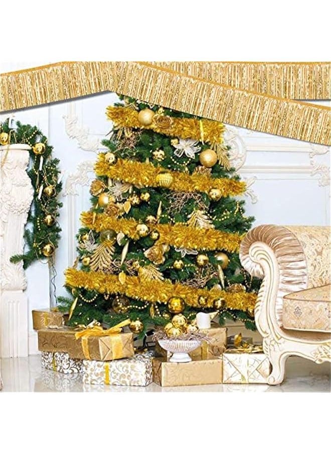 6 Pack 10 Feet Foil Fringe Garland Metallic Tassle Banner Wall Hanging Tinsel Streamers Backdrop for Parade Floats, Bachelorette, Wedding, Birthday Party Decorations(Champagne Gold) - pzsku/Z8C75BD0765F88F0C5D20Z/45/_/1726158859/9037c5c6-8d09-43d8-947d-38054f1746e0