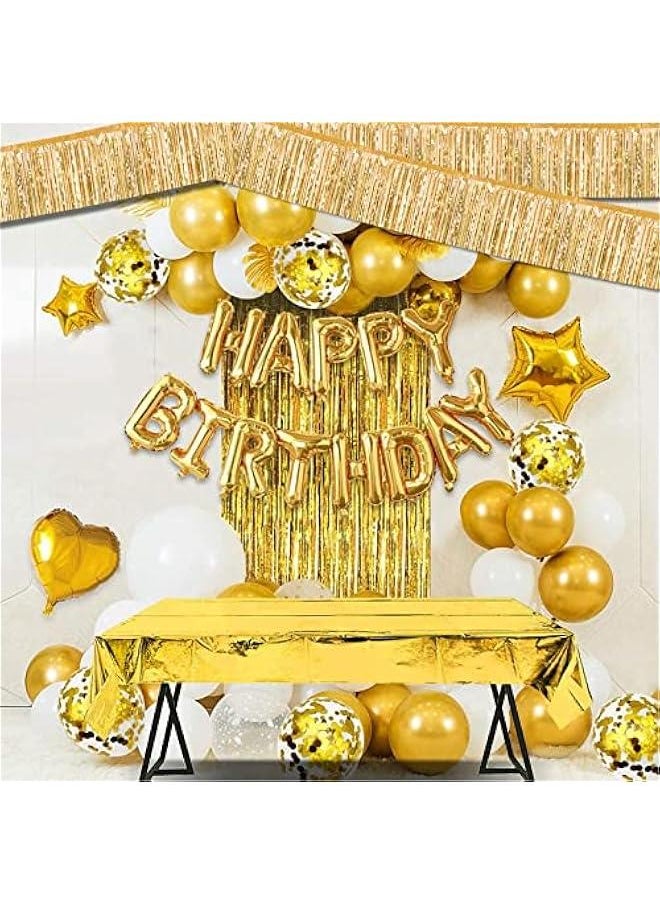 6 Pack 10 Feet Foil Fringe Garland Metallic Tassle Banner Wall Hanging Tinsel Streamers Backdrop for Parade Floats, Bachelorette, Wedding, Birthday Party Decorations(Champagne Gold) - pzsku/Z8C75BD0765F88F0C5D20Z/45/_/1726158936/7cd057f3-827f-4c26-9b18-bc6375b7504b