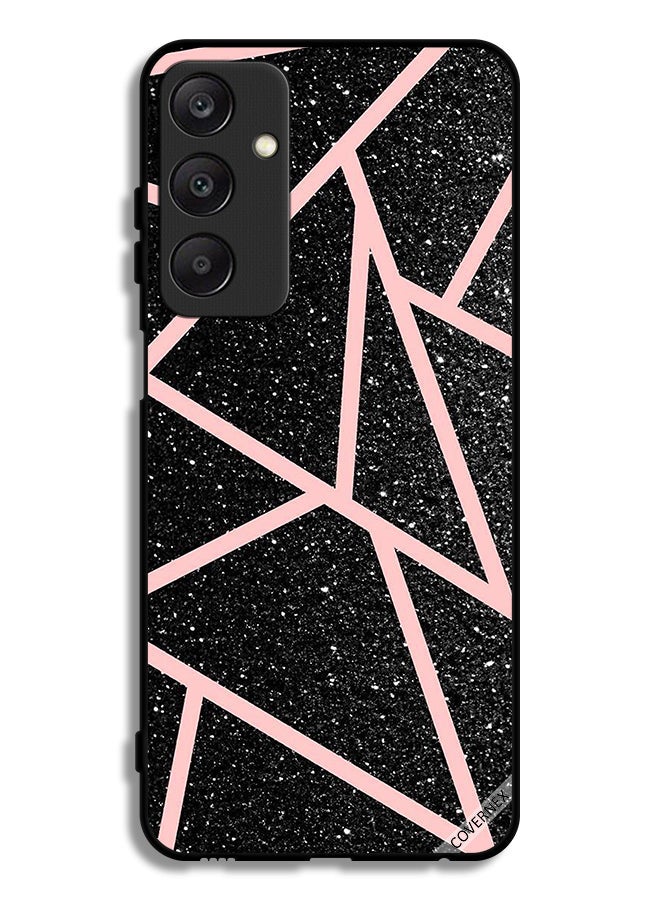 Covernex Samsung Galaxy A25 5G Protective Case Cover Glitters & Paths Pattern - Image 1