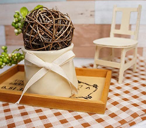 Warmadorn 1 Inch Cotton Twill Tape Ribbon 55 Yard, Soft Natural Webbing Tape Roll Herringbone Bias Tape for Sewing DIY Crafts Home Decor, Beige - Image 3