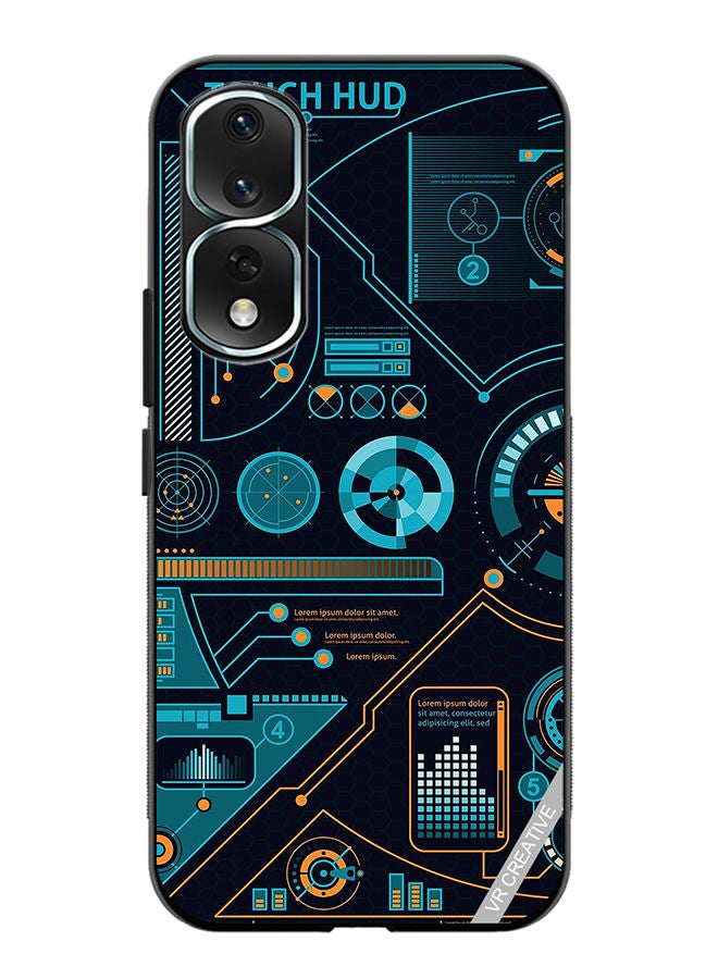 VR CREATIVE Protective Case Cover For Honor 80 Pro Touch Hud Design Multicolour - Image 1