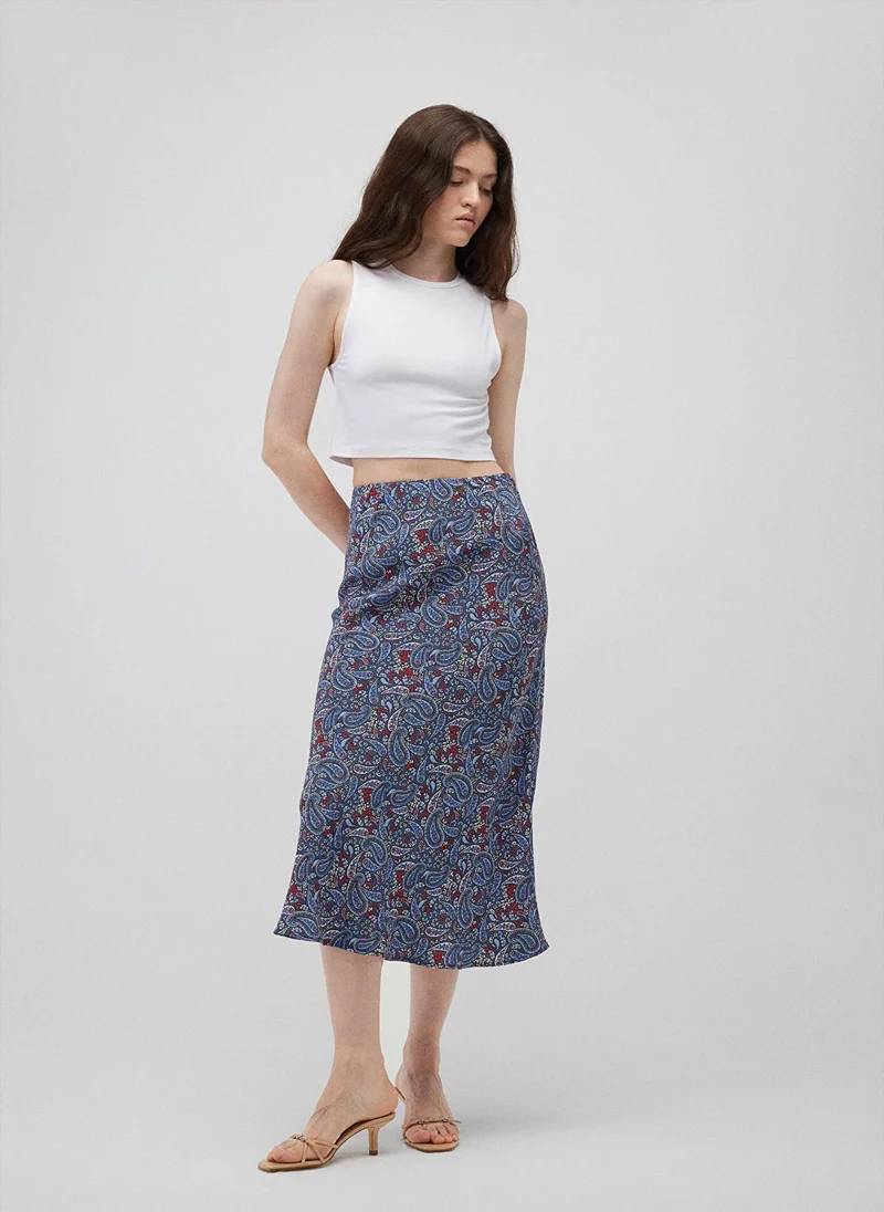 MAVI Printed Midi Skirt