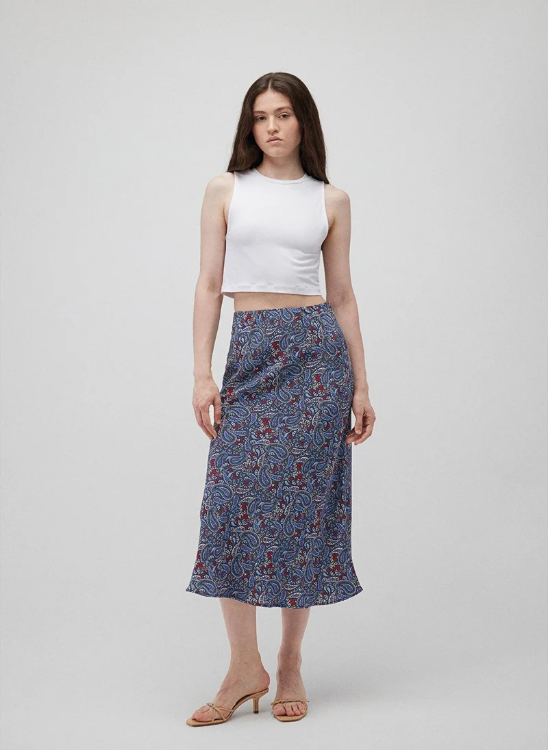 MAVI Printed Midi Skirt