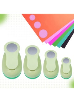 UCEC Craft Hole Punch, 2+1.5+1+5/8Inch Circle Punch, Circle Hole Punch, 4 Pcs Paper Punches For Crafting, Cardboard, Office Supplies, Back To School Supplies  - Image 3
