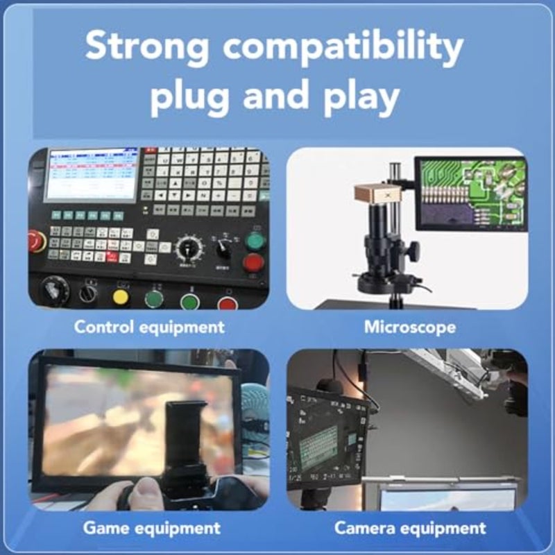 Luqeeg 10in Portable Monitor, 1280x800 Laptop External Display With Dual Speakers for Gaming - Image 3