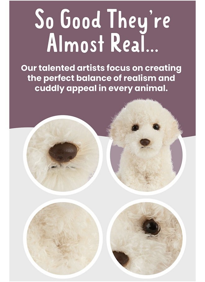 Living Nature - Labradoddle Puppy Stuffed Animal | Fluffy Dog Animal | Soft Toy Gift For Kids | 6 Inches - Image 1