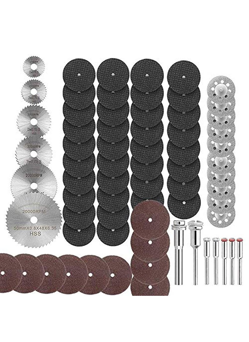 DIY Crafts DIY Crafts CTDIYHI43224 Diamond Cutting Discs Wheel Drill Bit Cutting Wheel Set for Rotary Tool Cutter Kit with Mandrels  - Image 1
