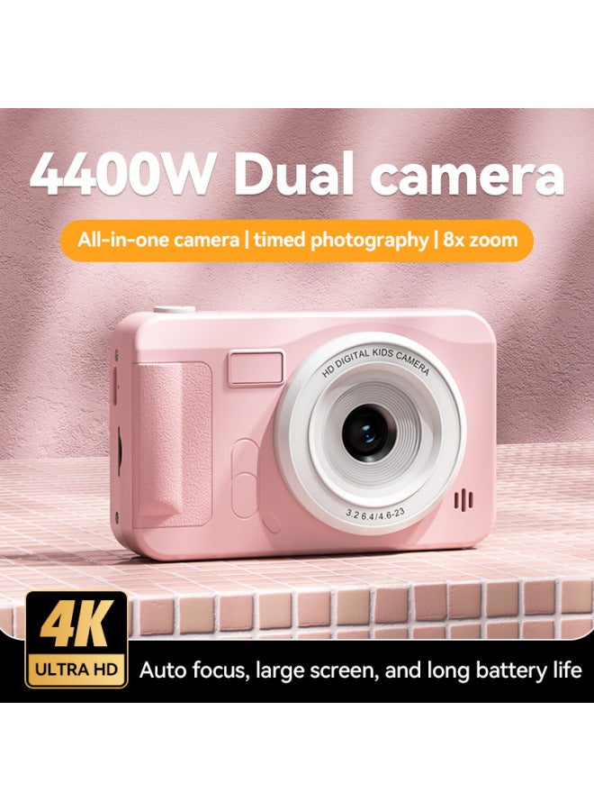Generic TIKTOK Hot Special For CCD Card Machine 2.4 "HD Dual Camera Portable Digital Camera For Children-Body Color:Pink + 64G Memory Card  - Image 4