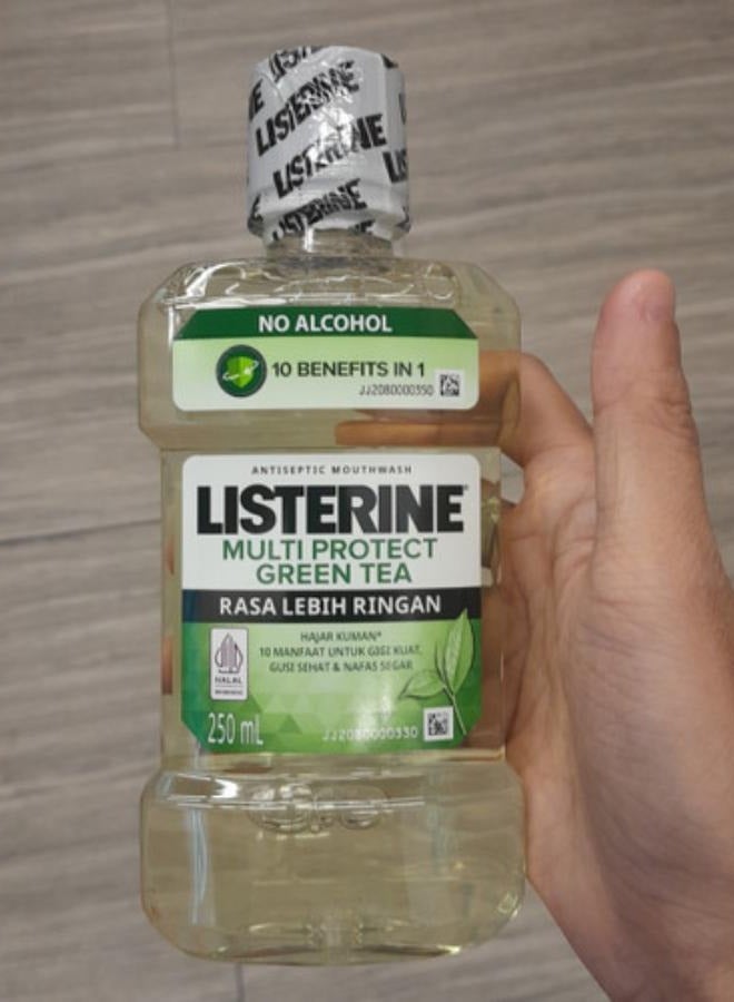 غسول الفم بنكوسي مولوت بينيجار شاي أخضر طبيعي متعدد الحماية 250 مل