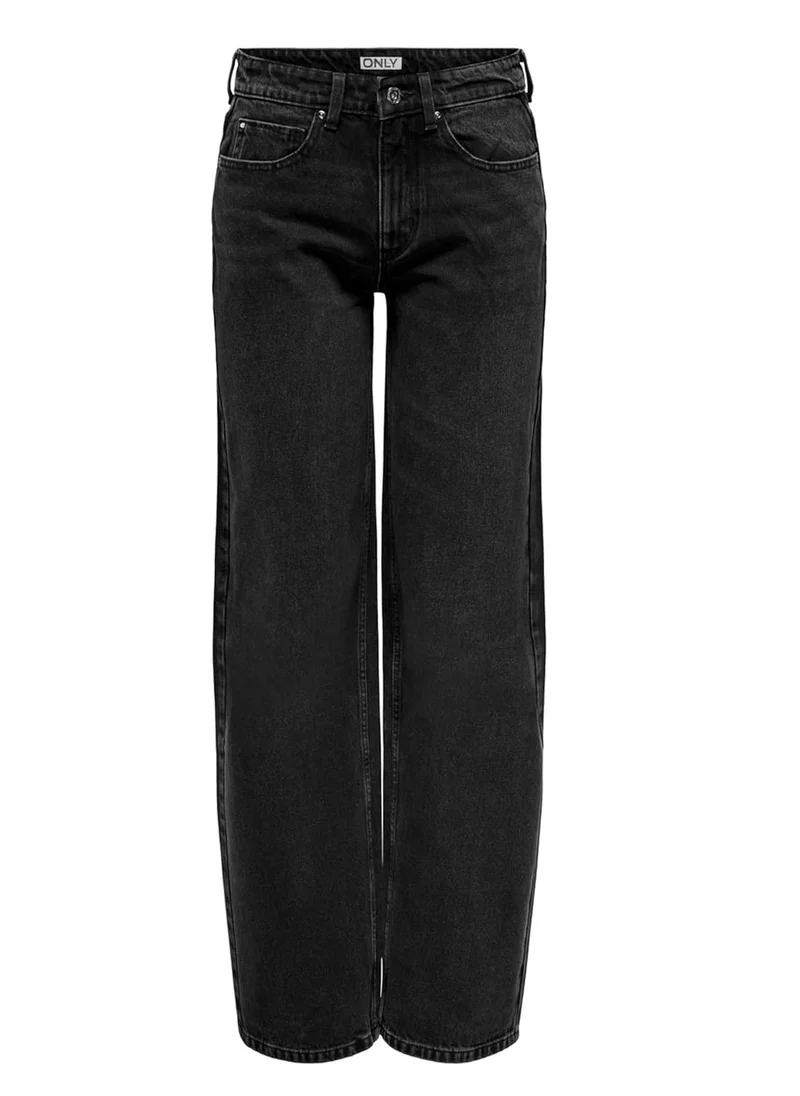 اونلي Ana269 Carla Mid Waist Wide Leg Jeans