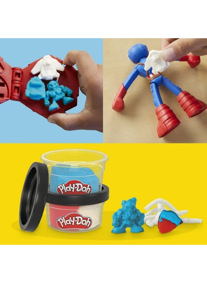 Play-Doh Play-Doh Marvel Captain America Stamping Shield Action Figure  - Image 5