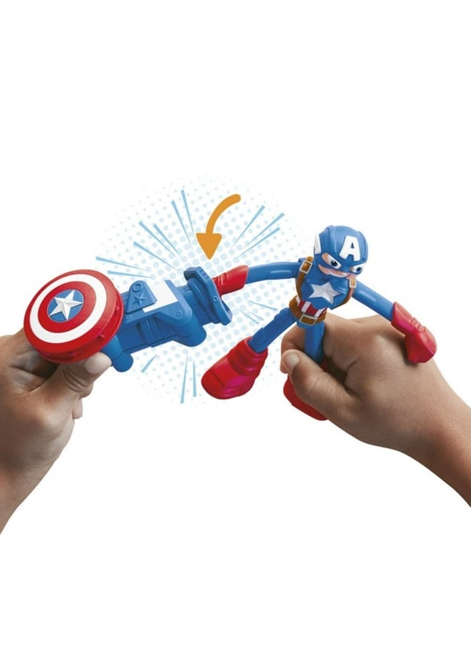 Play-Doh Play-Doh Marvel Captain America Stamping Shield Action Figure  - Image 4