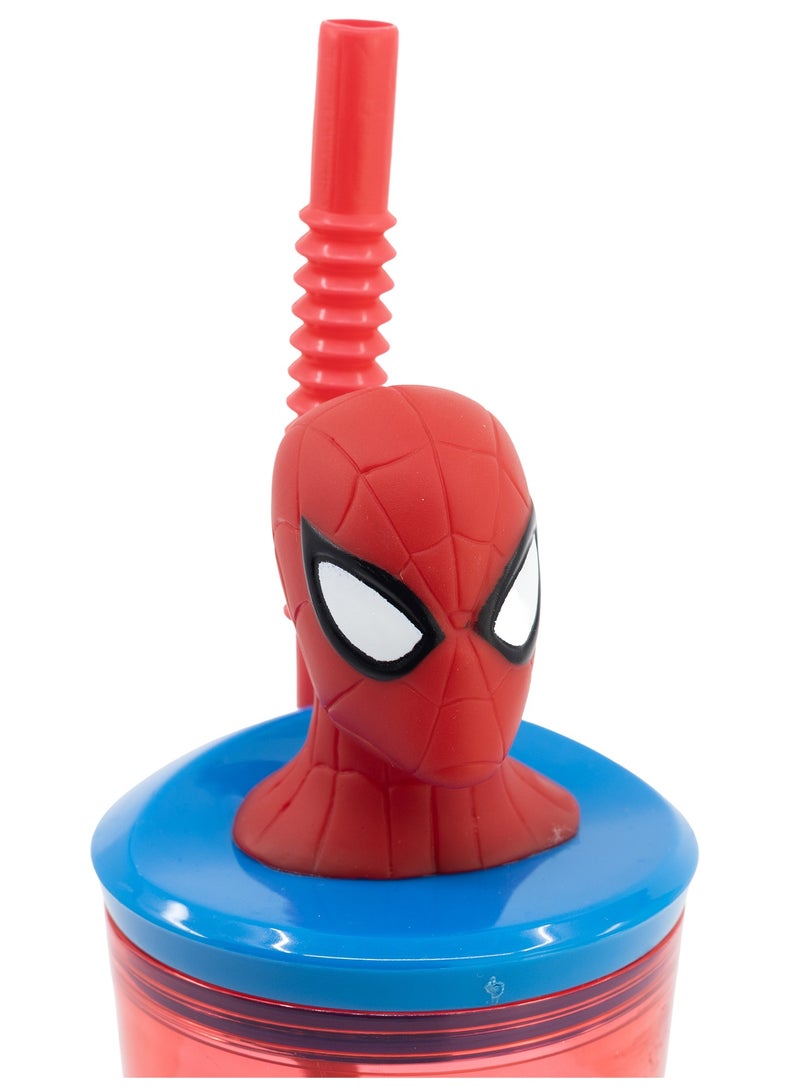 MARVEL 3D FIGURINE TUMBLER 360 ML SPIDERMAN ARACHNID GRID - Image 4