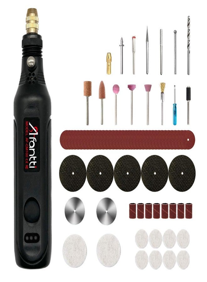 Afantti Mini Cordless Rotary Tool Detail Sander Grinder Small Grinding Pen Set with | 101 Accessories | for Small Crafts & Projects - Image 1