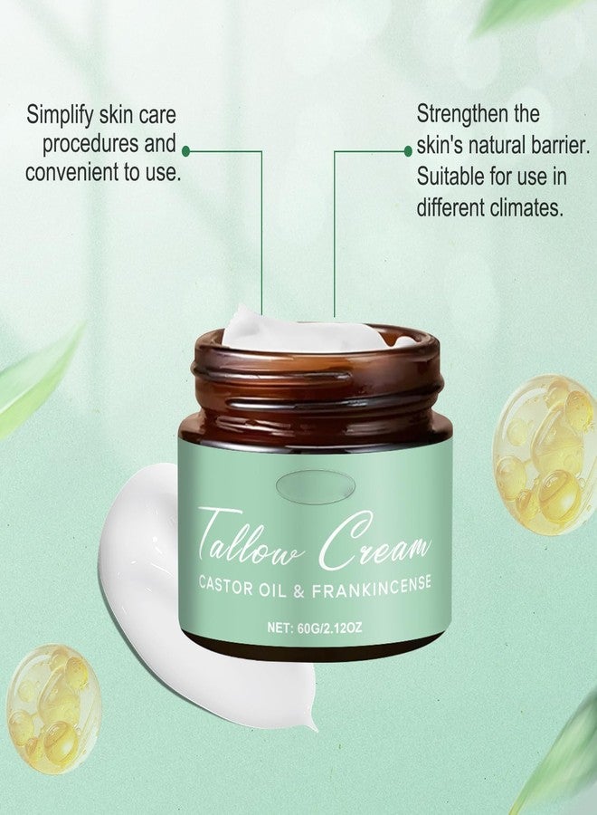 Tbexem Grass-fed Tallow with Frankincense Oil & Castor oil,Tallow Moisturizer for Skin, Tallow and Manuka Honey Balm for Face & Body (2PCS) - Image 4