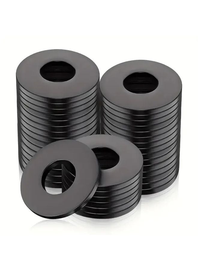 50pcs M8x16mm Flat Washer Nylon Material DIN9021 ISO703 Body Screw Threaded Rod - Image 2