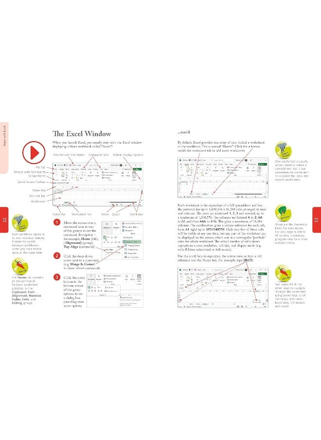null - In Easy Steps Microsoft Excel : Illustrated Us g Excel Microsoft 365 - Image 1