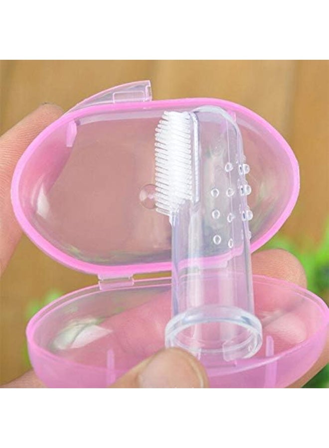 3 Pcs Baby Finger Toothbrush - Kids Safety Silicone Teether With Box - Soft Tooth Cleaning Tool - Image 5