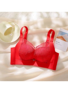 The lace adjustable bra has no underwire comfort.