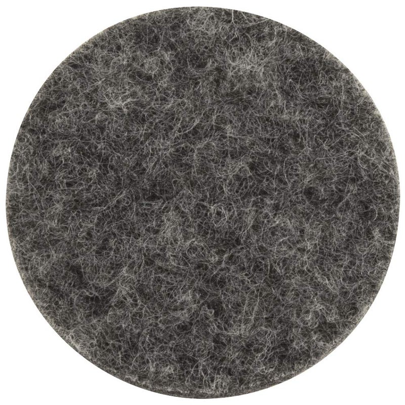 Softtouch 1 1/2"" Round Heavy Duty Felt Furniture Pads - Move Effortlessly & Protect Surfaces Floors, Gray (24 Pack),Grey - Image 2