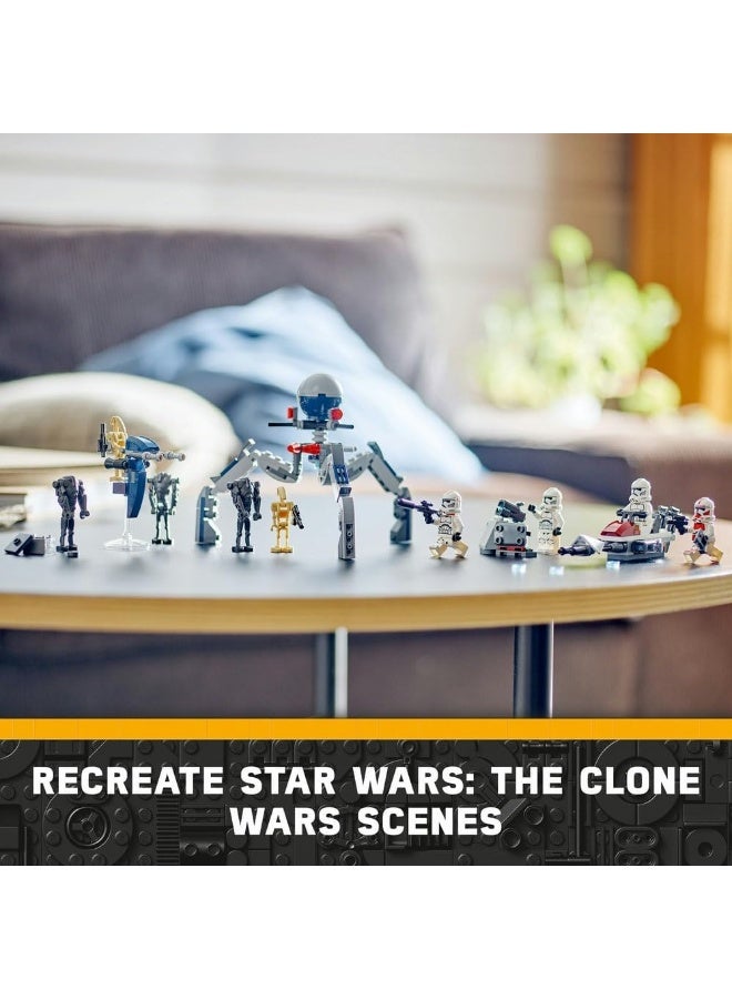 LEGO 75372 Clone Trooper & Battle Droid Battle - Image 4