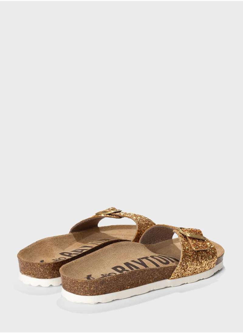 BAYTON Zephyr One Strap Flat Sandals
