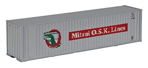Walthers SceneMaster N Scale Model of Mitsui OSK 40' Hi Cube Ribbed Side Container - Image 2