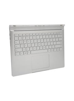 سيلفرسي إن سي لوحة مفاتيح بديلة لجهاز Microsoft Surface Book 2 1835، 13.5 بوصة متعددة الوظائف ولوحة مفاتيح أساسية حساسة كاملة باللون الفضي لأجهزة الكمبيوتر المحمولة  - Image 4