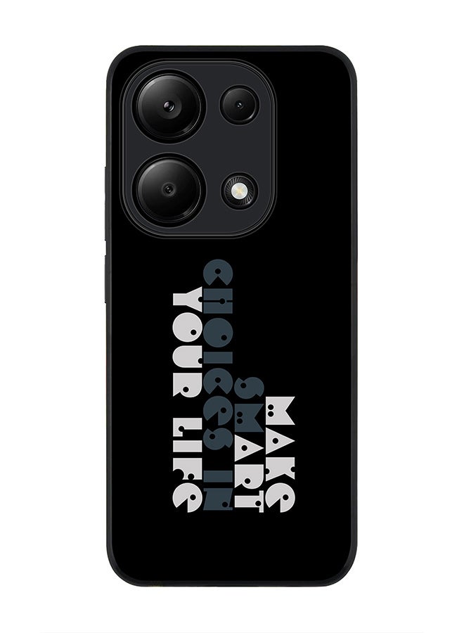 Stylizedd حافظة حواف سوداء متينة لهاتف Xiaomi Redmi Note 13 Pro 4G / Xiaomi Poco M6 Pro 4G، حافظة رفيعة - اجعل الفن حياتك - Image 1