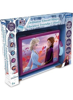 Lexibook Frozen 2 Bilingual French/Dutch Educational Computer Toy for Girls with 124 Activities, Full Keyboard, LCD Screen  - Image 1