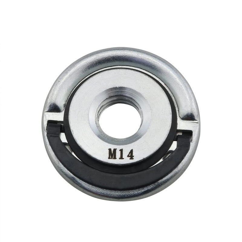 klarako M14 Silver Thread Quick Change O.D Disc Flange Locking Nut - Image 1