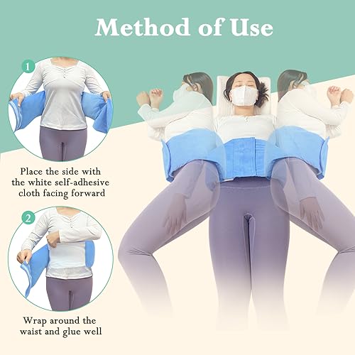 KAVIL Lumbar Support Pillow for Sleeping Lower Back Sciatic Nerve Pain Relief Lumbar Roll for Office Chairs & Bed Body Pain Relief Side Sleeping Lumbar Cushion for Sciatica, Herniated Disc, Scoliosis - Image 4