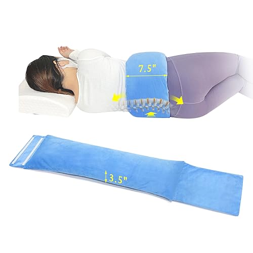 KAVIL Lumbar Support Pillow for Sleeping Lower Back Sciatic Nerve Pain Relief Lumbar Roll for Office Chairs & Bed Body Pain Relief Side Sleeping Lumbar Cushion for Sciatica, Herniated Disc, Scoliosis - Image 1